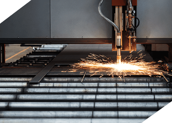 Machine Cutting Metal Plate — Top End Steel Supplies In Pinelands, NT