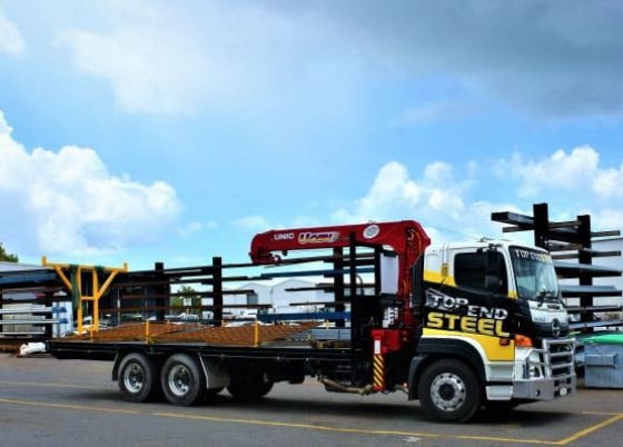 Service Truck Top end steel supplies NT