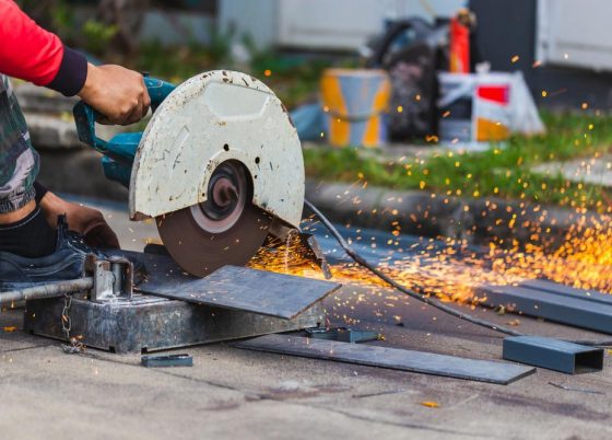 Using A Mitre Saw To Cut Steel